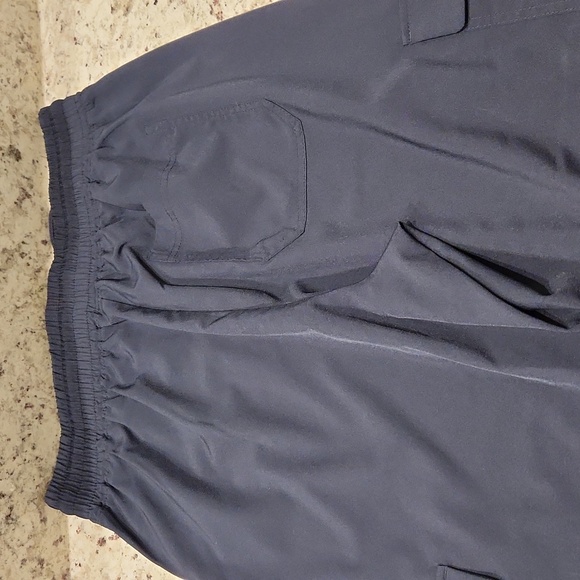 Old Navy High Waisted StretchTech Quick Dry Cargo Jogger Pants Navy Blue Size M - Picture 8 of 16